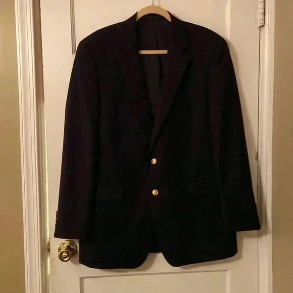 Lauren by Ralph Lauren men’s black suit coat. - Picture 1 of 8